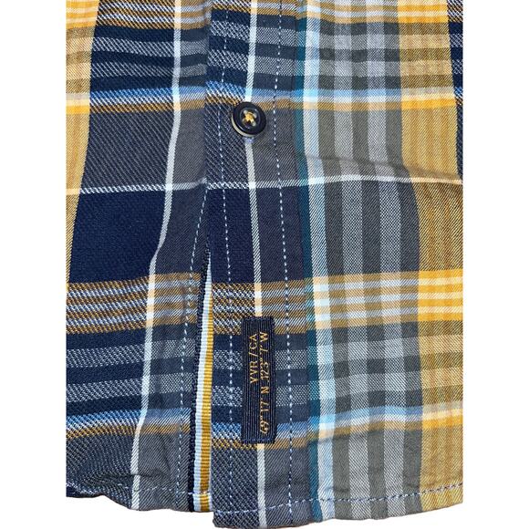 EUC Men's Casa Moda Casual Fit Shirt Size XXL Long Sleeve Plaid Pocket - Picture 4 of 13